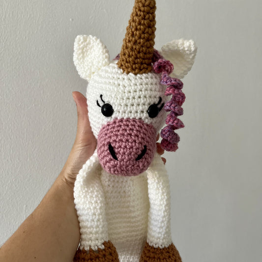 Crochet Unicorn Lovey