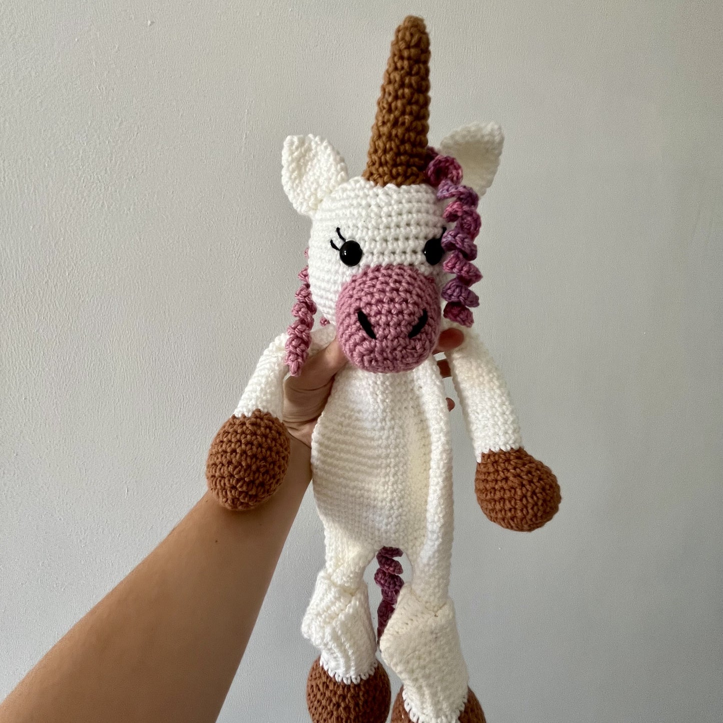 Crochet Unicorn Lovey